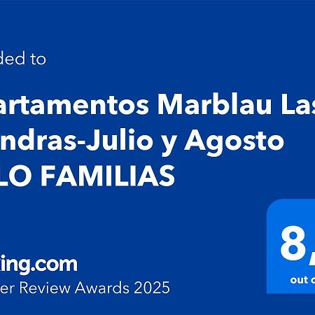 Apartamentos Marblau Las Alondras-Julio Y Agosto Solo Familias غانديا المظهر الخارجي الصورة